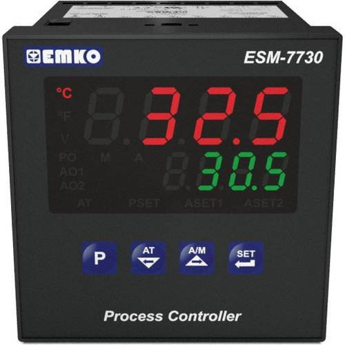 Emko ESM-7730.1.20.0.1/01.02/0.0.0.0 Universalregler Pt100 Schwarz -200 bis 1700°C - Bild 1