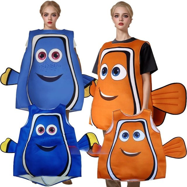 Potdemiel Disney Find Nemo Dory Cosplay Kostüm, Clownfisch, Unisex - Bild 1