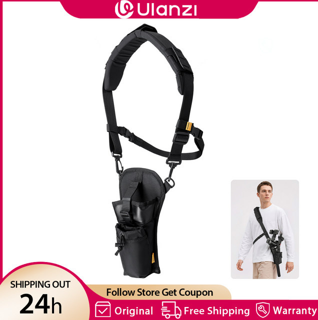 Ulanzi CB01 Kamera-Gimbal-Holster Erweiterbarer Schultergurt für RS 3 Mini, RS 3, RS 4 Mini und RS 4 Pro in Schwarz - Bild 1