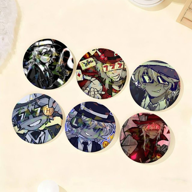F-ForsakenS Abzeichen-Set, Glas-Emaille-Pins, Unisex - Bild 1