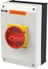 Eaton Sicherheitsschalter 63A AP 1S/1Ö P3-63/I4-SI/HI11 in Rot, Gelb und Weiß - Bild 1
