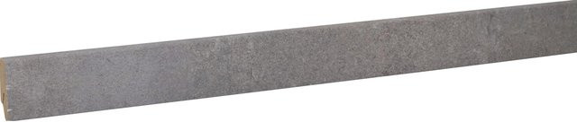Classen Sockelleiste aus MDF in Grau mit Kabelkanal, H x B x T: 58 x 19 x 5,8 mm, Länge: 2400 mm - Bild 1