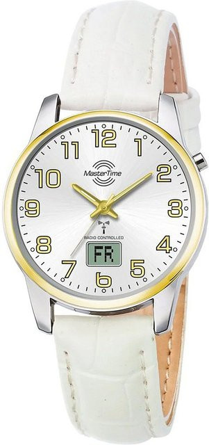 Master Time Damenuhr, Digitaluhr, Quarz, Edelstahl, 34 mm, Silber - Bild 1