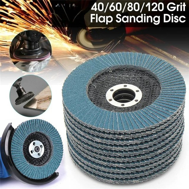 Sanke Rescue Schleifscheiben Fächerscheiben 5 Zoll 125 mm für Winkelschleifer und Metall - Bild 1