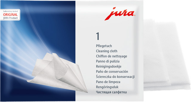 Jura Pflege Reinigungstücher in White - Bild 1