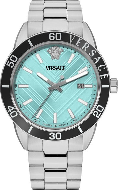 Versace Herrenuhr Greca Urban, Quarz, Edelstahl, 43 mm, 5 ATM - Bild 1
