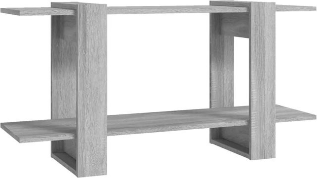 vidaXL Bücherregal Grau Sonoma, B/T/H: 100 x 30 x 51 cm - Bild 1
