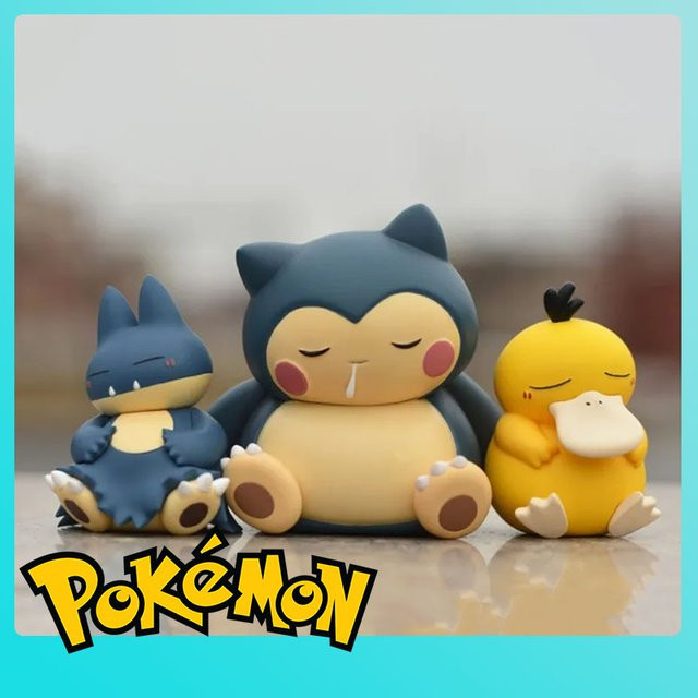 Potdemiel Pokémon Snorlax Psyduck Gonbe, Actionfigur, Einzelfigur - Bild 1