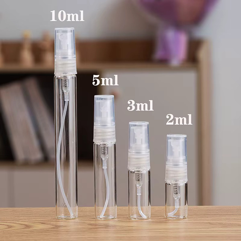 HNKMP Mini Parfüm Glasflasche, leere Kosmetikflasche, Probe Reagenzglas - Bild 2