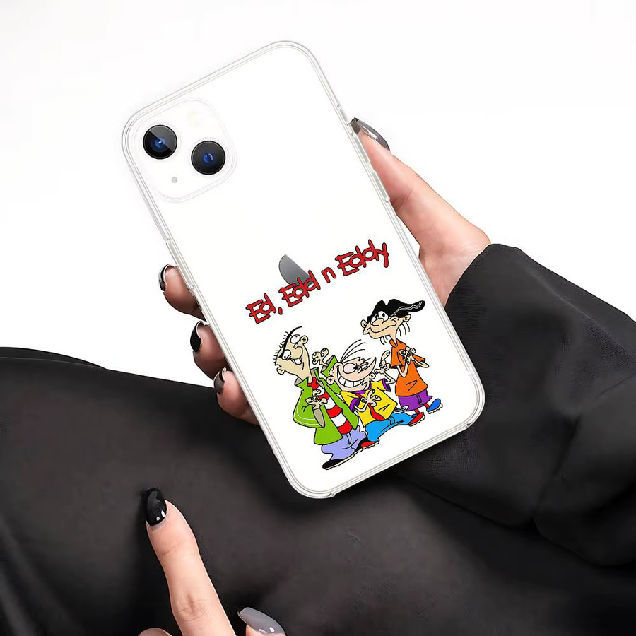 Stoßfeste Silikon Handyhülle mit Cartoon E-Ed Edd N Eddy Design für Apple iPhone, Transparent - Bild 3