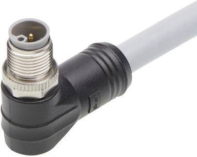 Molex 1205000227 Sensor-Aktor-Steckverbinder konfektioniertes Kabel gewinkelt 20m Polzahl 5 in den Farben Grau und Schwarz - Bild 1