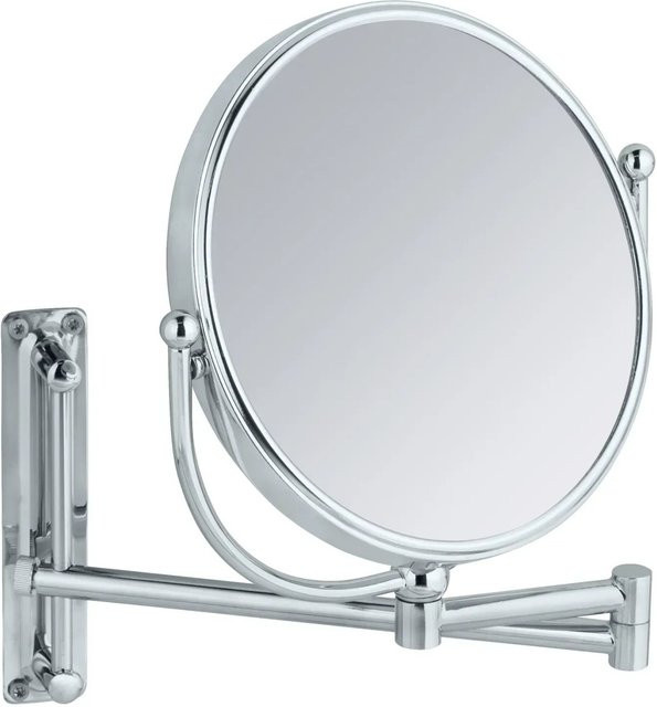 Wenko Kosmetik-Wandspiegel Deluxe in Chrom, B/T/H: 33 x 23 x 28,5 cm - Bild 1