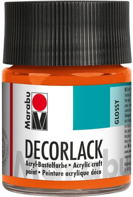 Marabu Decorlack Orange 50 ml - Bild 1