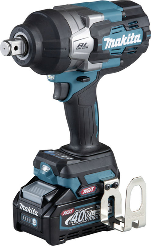 Makita Akku-Schlagschrauber XGT TW001GM201 40V mit 2 Akkus und Ladegerät im MAKPAC, Blau/Schwarz - Bild 3