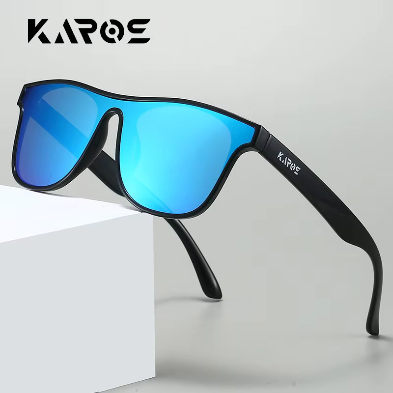 Karos Sonnenbrille, Vollrand, rectangular, black, Unisex, Kunststoff - Bild 4