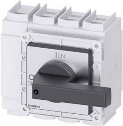 Siemens Lasttrennschalter Schwarz 4polig 160A 690 V/AC 185mm² 3LD23051TL11 - Bild 1