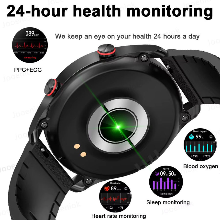 ChiBear Smartwatch, Schwarz, Unisex, GPS, Herzfrequenz, Wasserdicht - Bild 2