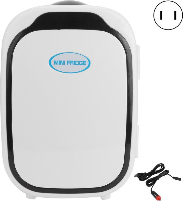 Aimo Mini Tragbarer Elektrischer Kühlschrank für Auto und Zuhause, Heiß-Kalt Dual-Use, 6 l, Weiß - Bild 1