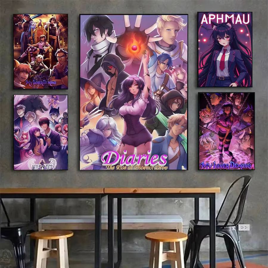Aphmau Posterkunst Portrait Wanddeko für dein Zuhause ohne Rahmen - Bild 4