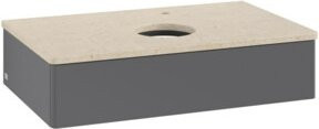 V&B Waschtischunterschrank Antao ohne Frontstruktur, lackiert, B/T/H: 80 x 50 x 19 cm - Bild 1