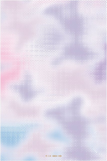 Rico Design Paper Poetry Notizblock blurry in Gold und Multicolour, A5, 50 Blatt, 100g/m², punktiert - Bild 1