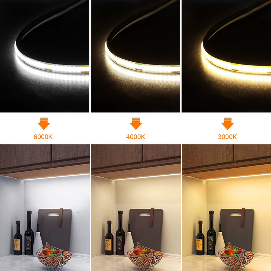 MALITAI COB LED-Streifen Licht Linear dimmbar 5M FCOB 320LEDs/M Flexibles LED-Band für Raumdekoration - Bild 5