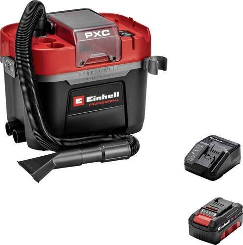 Einhell Professional TP-VC 18/10 Li BL Akku-Nass-/Trockensauger mit 10l Behälter inklusive Ladegerät und Akku - Bild 1
