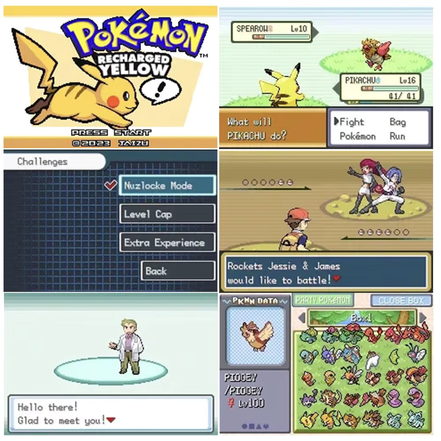 Pokemon Recharged Yellow v1.8.0 RTC Flash-Karte für GBA mit Echtzeituhr und ROM-Hack, USA-Version von Keeppley - Bild 2
