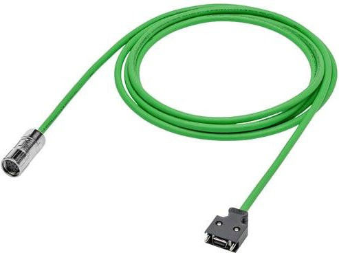 Siemens Sensor-Aktor-Steckverbinder 6FX30022CT121AD0 konfektionierter Stecker gerade grün 3,00 m - Bild 1