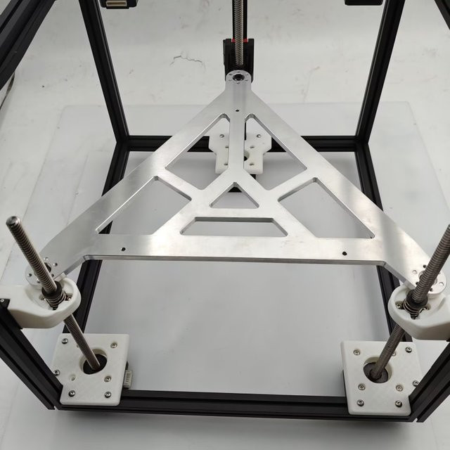 Funssor Upgrade-Kit für 180 3D-Drucker mit beheiztem Bettrahmen und Kutschenbettplatte in Silber, 6 mm - Bild 1