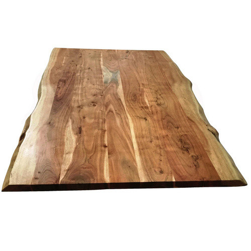 SIT Esstisch TABLES & CO aus Akazienholz in Braun mit Live Edge Design, H: 77 cm, B: 90 cm, T: 82,5 cm - Bild 3