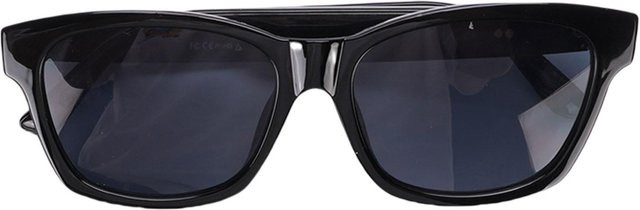 DIYelecs Smart Sonnenbrille Schwarz mit Bluetooth 5.4, Touch-Control, integriertem Mikrofon und Lautsprecher, IP65 regendicht, quadratische Form - Bild 1