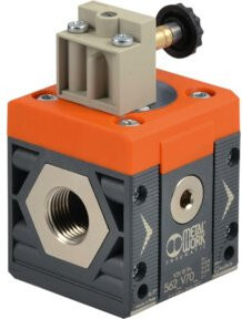 Riegler Absperrventil SYNTESI elektrisch BG2 G 1 in Orange - Bild 1