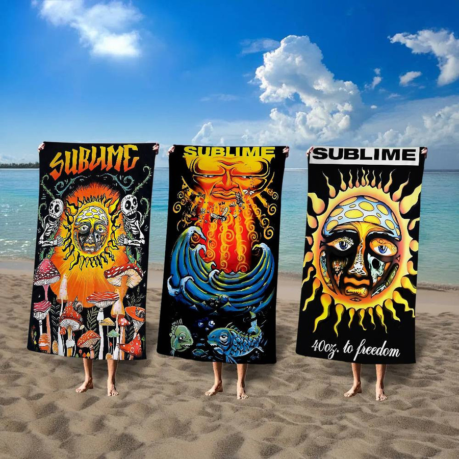 Sublime Singer Mikrofaser Strandtuch multicolor, 30 x 30 cm - Bild 5