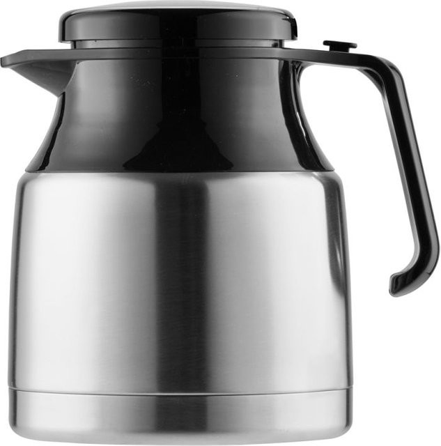 Helios Edelstahl-Isolierkanne in Silber mit 1,3 l Volumen - Bild 1