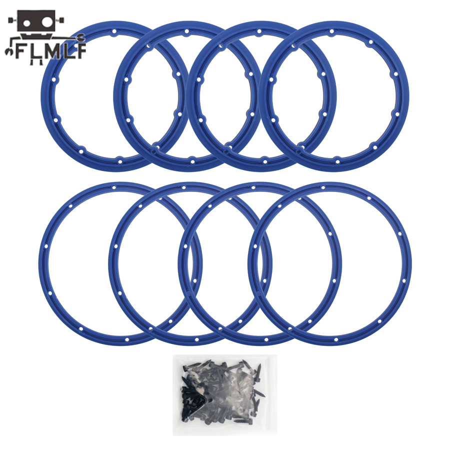 FLMLF Nylon Innen- oder Außen-Beadlock-Ring, 2-teilig, Blau, Reifen-Teile - Bild 2