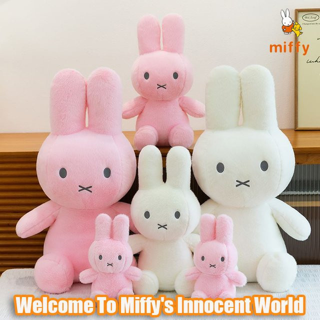 Miffy Plüschpuppe, Rosa / Pink, Plüsch / Textil - Bild 1