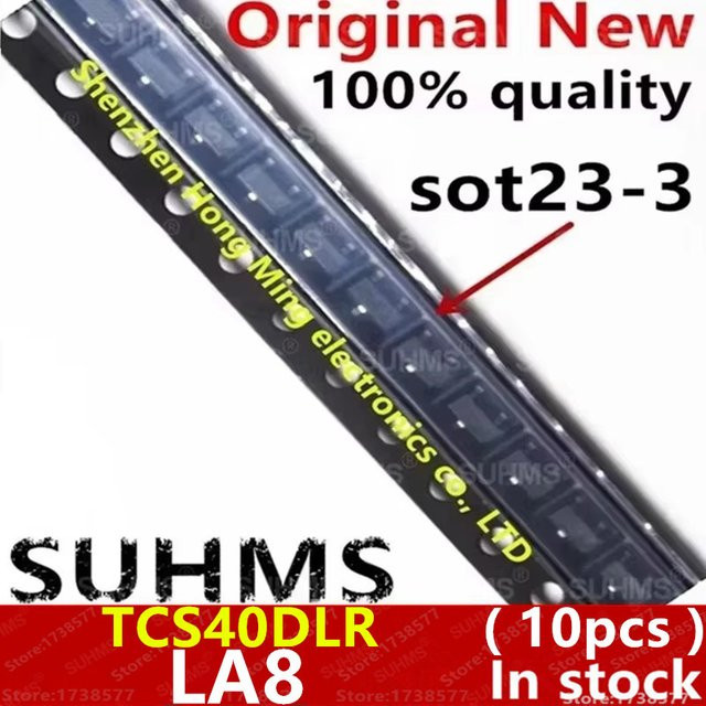 10 Stück SUHMS TCS40DLR LA8 sot23-3 in Schwarz - Bild 1