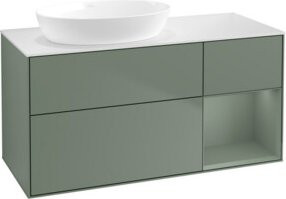 V&B Waschtischunterschrank Finion in Eiche lackiert, Breite: 120 cm, Tiefe: 50,1 cm, Höhe: 50,1 cm - Bild 1
