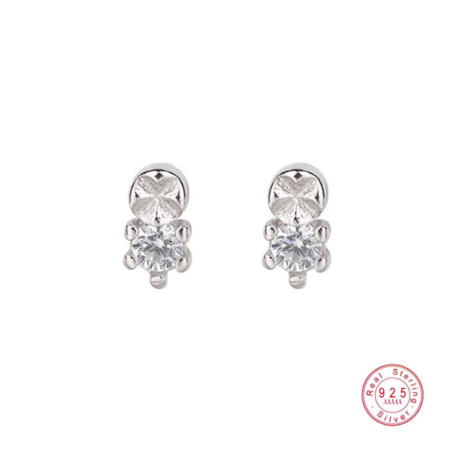 OBEAR Ohrstecker 925 Silber, Zirkonia, Damen - Bild 6