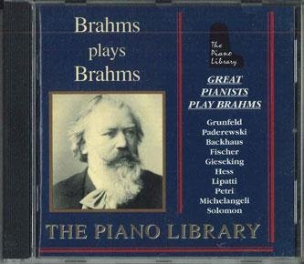 Brahms Klassik CD von CEDAR – Große Pianisten spielen Brahms - Bild 1