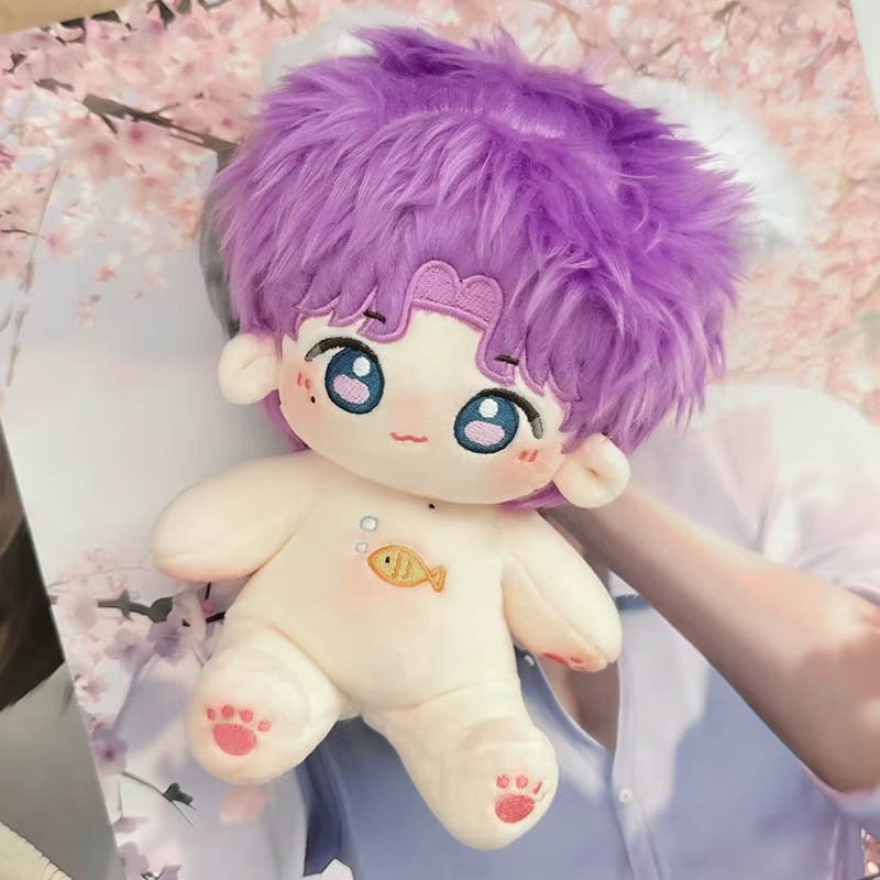 LineOlly Anime Gaming Kawaii Puppe, Plüsch / Textil, Lila, Bunt / Mehrfarbig - Bild 5