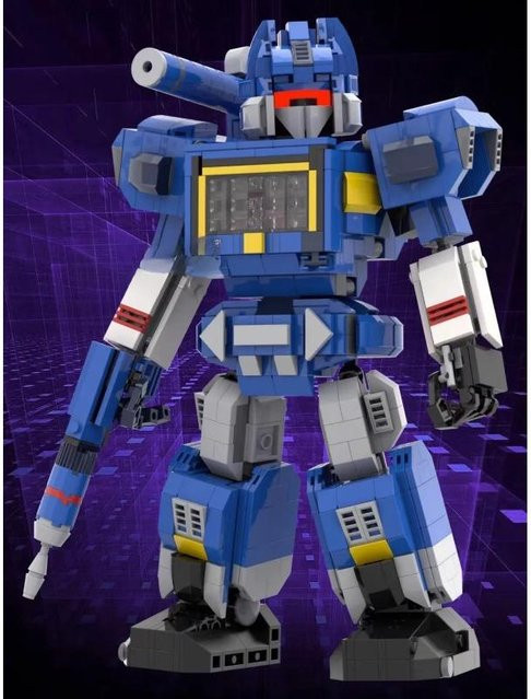 Binchi Keji Travel Schallwellen Mecha Kampfrobot Bausteine, Grau, ab 14 Jahren - Bild 1