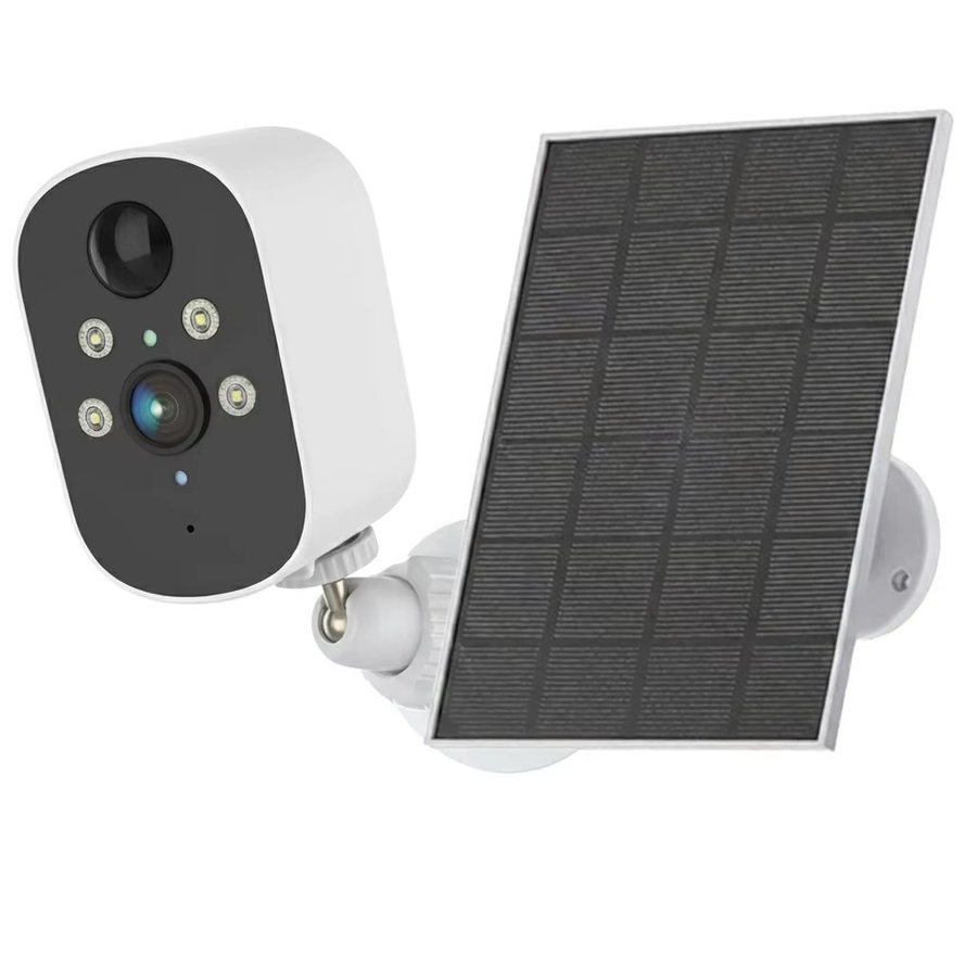 XVIM WLAN-Solarkamera für Außenbereich in Weiß mit 2K Auflösung, KI-Bewegungserkennung und 2-Wege-Audio - Bild 6