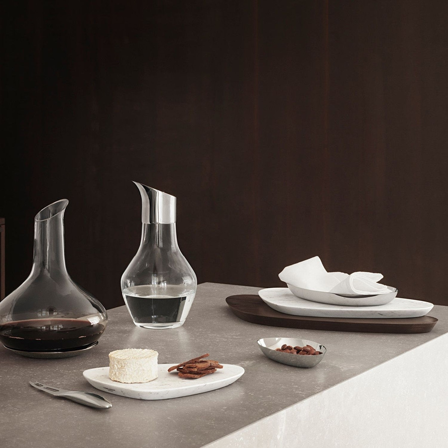 Georg Jensen Sky Wasserkrug aus Glas und Edelstahl, transparent, 1,5 l - Bild 2