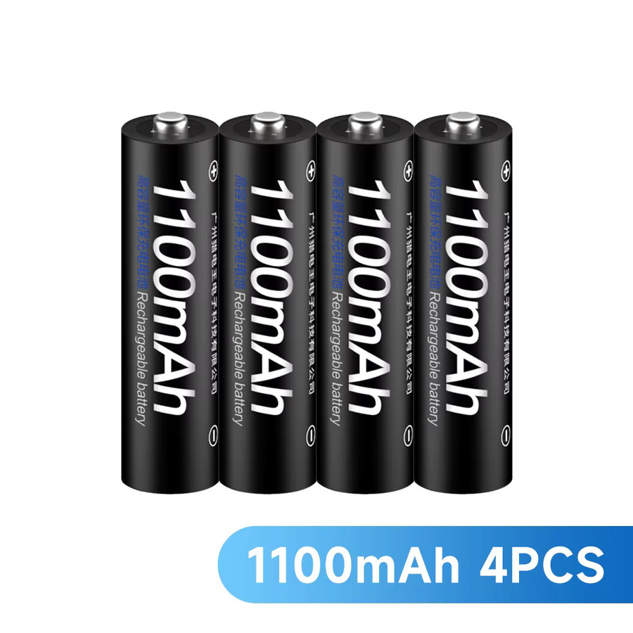 PALO AAA Ni-MH Akku 1,2 V mit 1100 mAh in Schwarz - Bild 6