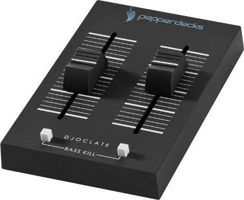 Pepperdecks DJOCLATE 2-Kanal DJ Mixer in Schwarz mit 3,5 mm Jack Anschluss - Bild 1
