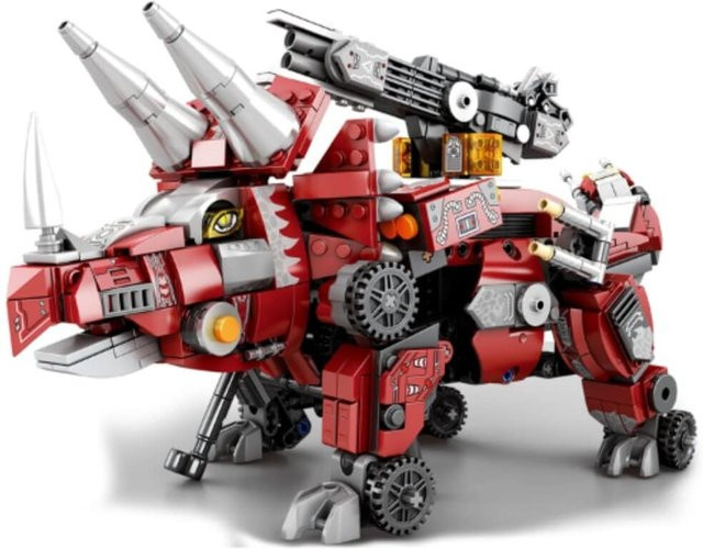 Reobrix Mecha Dino Klemmbaustein Set 930 Teile ab 14 Jahren - Bild 1