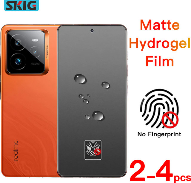 Matte Hydrogelfolie für Realme 14 13 12 11 Pro Plus, transparent, 2 bis 4 Stück - Bild 1