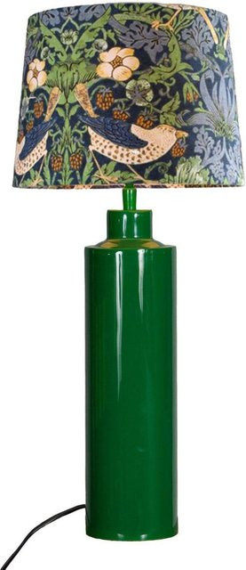 PR Home Solo Tischleuchte in Grün aus Keramik und Stoff mit E27 Fassung, B/T/H: 25 x 57 x 57 cm - Bild 1